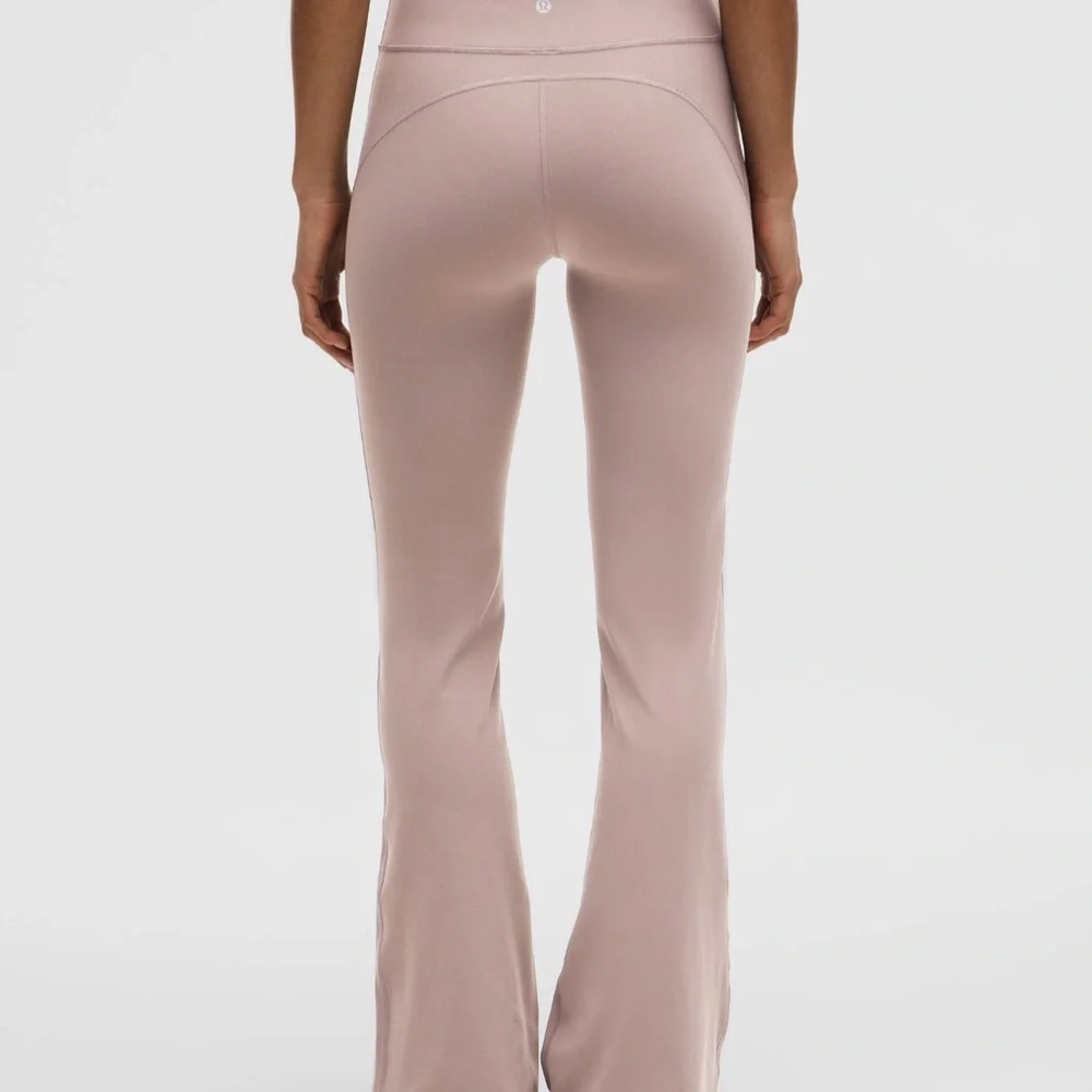 Lululemon Groove Nulu High-Rised Flare Pant Ashen Rose - Picture 2 of 7